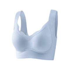 Fixed Cup Push-up Wireless Breathable Sports Tank Top Bra