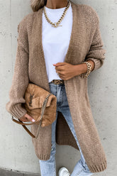 Weave Cardigan Collar Cardigans(3 Colors)