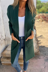 Pocket Turndown Collar Outerwear(5 Colors)