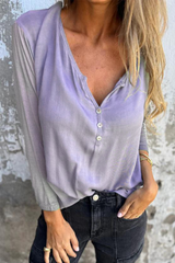 Buttons V Neck Tops(7 Colors)