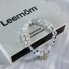 Gentle Growth Bracelet | Moonstone Clear Quartz for Soft Power & Self-Love