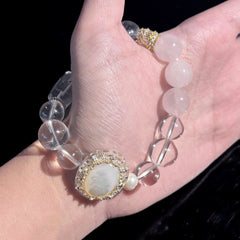 Love, Healing & Divine Protection Zodiac Crystal Bracelet for Libra & Pisces