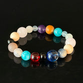 Pisces Zodiac Multi Crystal Bracelet