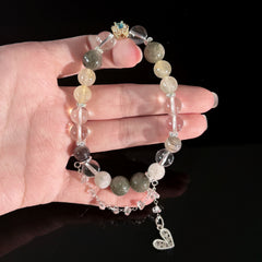 Virgo Crystal Bracelet – Green Aventurine, Citrine & Clear Quartz Zodiac Healing Bracelet