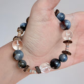 Blue Kyanite & Labradorite Crystal Bracelet