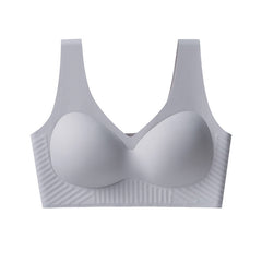 Fixed Cup Tank Top Breathable Sports Bra