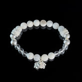 Cancer Crystal Bracelet – Moonstone & Clear Quartz Healing Bracelet