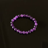 Pisces Zodiac Amethyst Bracelet – Purple Crystal Healing Bracelet with Butterfly Charm
