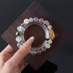 Natural Citrine Raw Crystal Bracelet