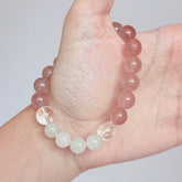 Strawberry Quartz & Aventurine Bracelet