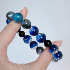 Blue Galaxy Kyanite Crystal Bracelet
