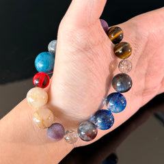Sagittarius Zodiac Multi Crystal Bracelet