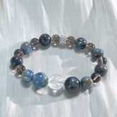 Misty Deep Sea Crystal Bracelet | Ocean Twilight Calm Jewelry