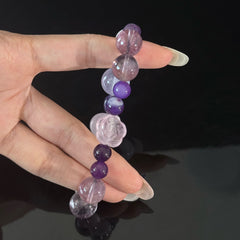 Pisces Crystal Bracelet for Love, Emotional Healing & Spiritual Balance