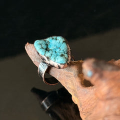 Natural Turquoise Statement Ring