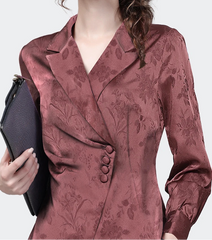 Elegant Slim Button-down Top