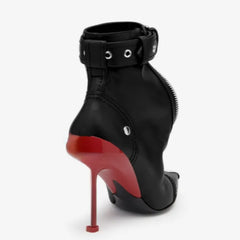 Belt Buckle Women's Thin High Heel Boots