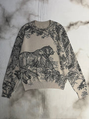 Classic Crew Neck Women's Pullover Sweater