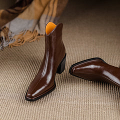 Concise Design Prom Leather Shoes