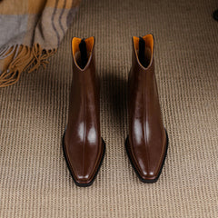 Concise Design Prom Leather Shoes