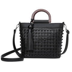 Crossbody Sheepskin Leather Tote Hands & Shoulder Bags