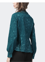 Stunning Asymmetry Pearls Button Tunic Shirt