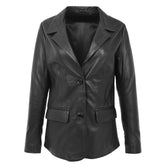 Dinner Style Classic Women's Leather Blazer