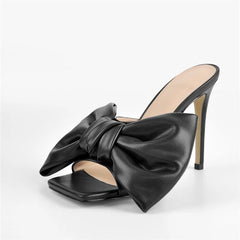 Cute Bow Peep Toe Sandals