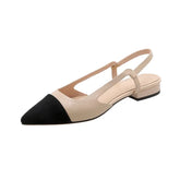 New Vision Low Heel Slingbacks Shoes