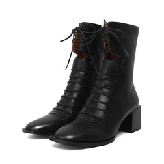 High Heel Warm Zipper Women's Footwear