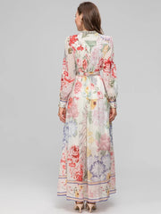 Long Lantern Sleeve Women's Cocktail & Party Dress