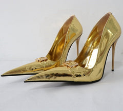 Long Pointed Toe Women' Stilettos Pump