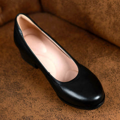 Med Square Women's High Heels