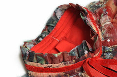 Mesh Flare Sleeve Women's Maxi Dress