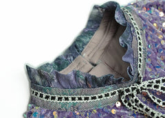 Mesh Ruffles Women's Evening Party Dress