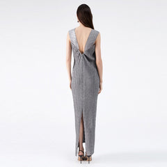 Sling Pleated Women's Two Piece Dress