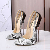 Pointed Toe Women Extremely Metal High Heels