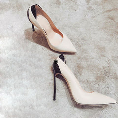 Pointed Toe Women's Metal High Heels Pumps