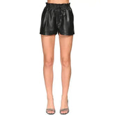 Real Leather Women's Party Shorts