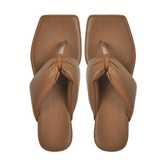 Brown Thong Flip Flops Slippers