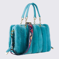 Luxury Real Fur Handbag