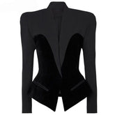 Experience The Elegance Velvet Blazer