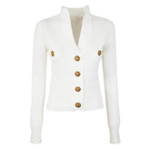 Versatile Short V-neck Cardigan