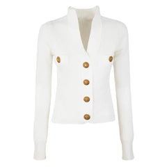 Versatile Short V-neck Cardigan