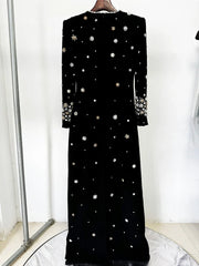Luxurious Beaded Maxi Dress