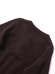 Chic O-Neck Long Sleeve Cardigan