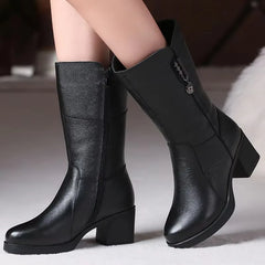 Non-Slip Mid Calf Boots