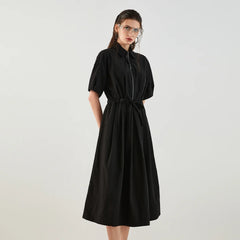 Polo Collar Formal Dress