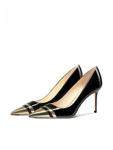 Versatile Patent Leather Pointed-Toe Heels