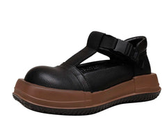 Mary Jane Buckle Wedge Ethnic Shoes